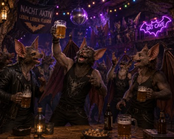 Fledermausparty